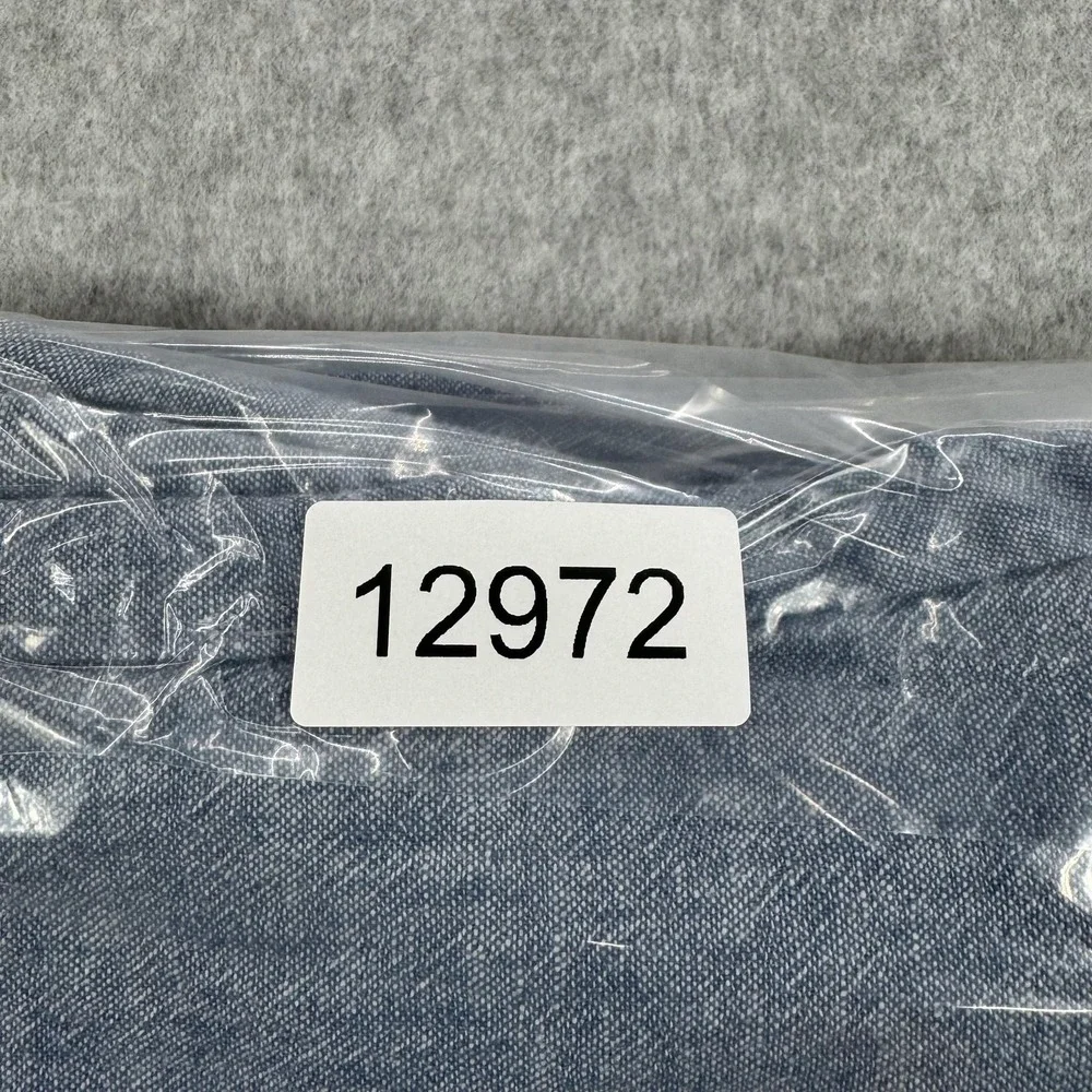 J Crew Pants Mens 36x26 Blue Linen Cotton Lightweight Chambray Summer Casual